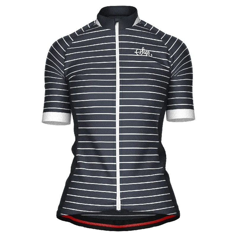 Big Savings Black Horizon Women's Cycling Jersey