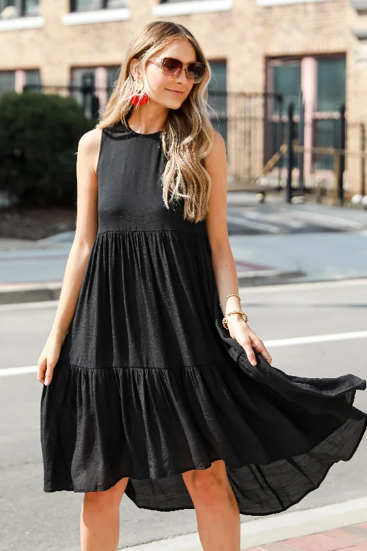Discount Mania FINAL SALE - Flawless Moments Tiered Midi Dress