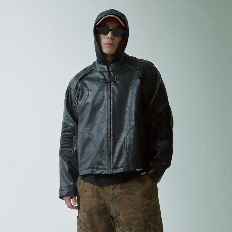 Unmissable Offer Motorcycle Style Leather Jacket