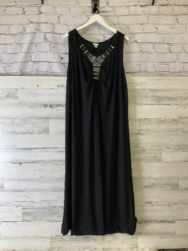 Friends and Family Sale Dress Party Long By Clothes Mentor In Black, Size: 3x