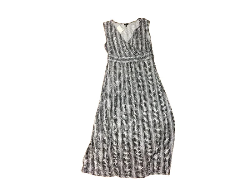 Buy Now Dress Casual Maxi By Talbots In Striped Pattern, Size: Xl