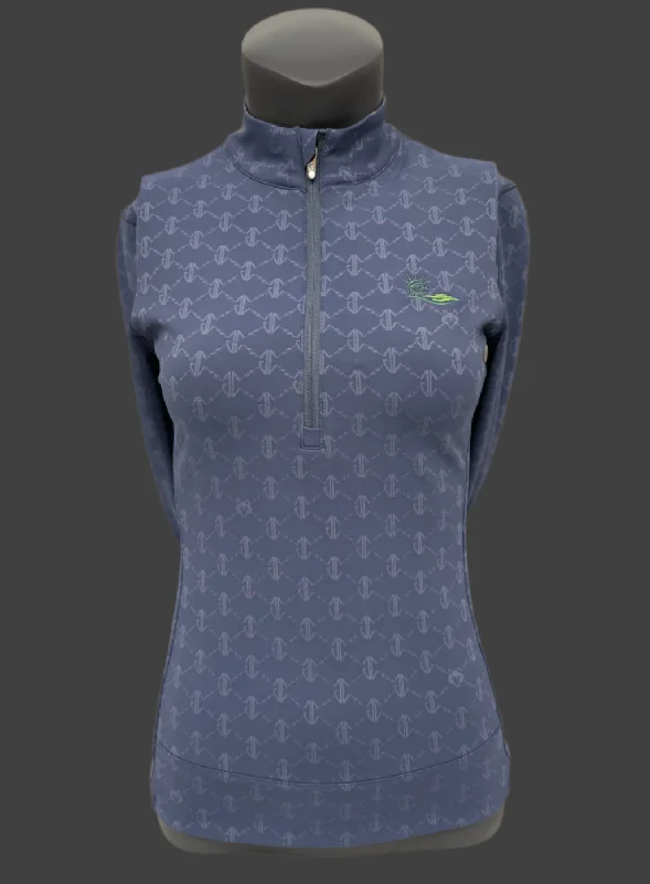 Act Fast Wolf Links Jacquard Halley II Quarter-Zip