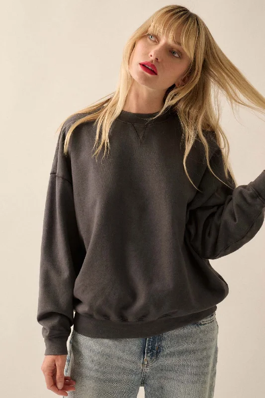 Flash Sale Warm Ways Garment Dyed French Terry Sweatshirt