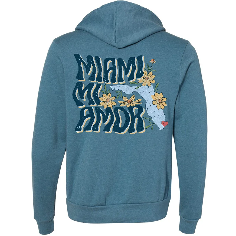 Early Access Miami mi Amor Florida Zipper Hoodie
