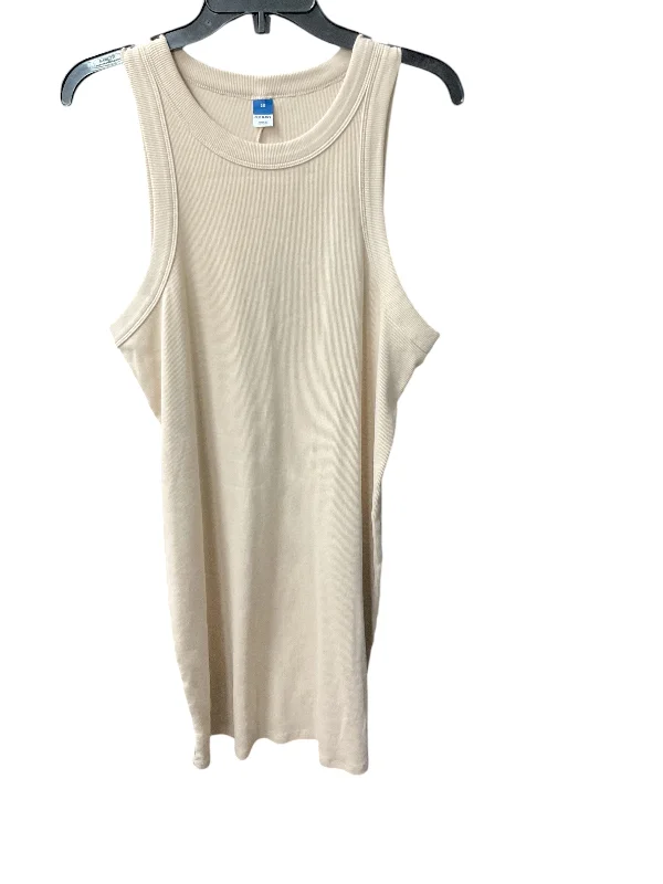 Year-End Clearance Dress Casual Short By Old Navy In Beige, Size: 2x