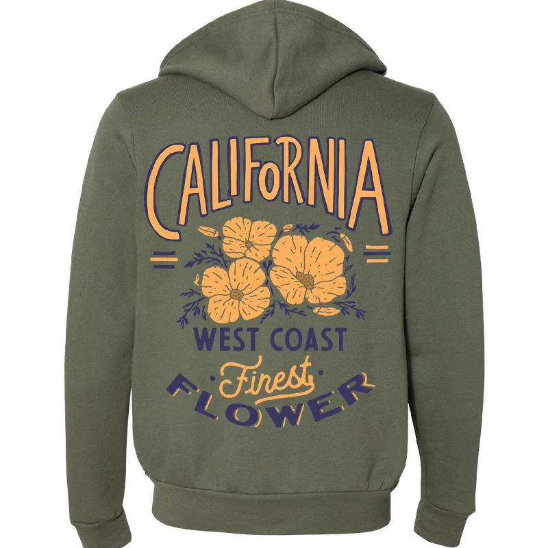 Price Fest Finest Poppies Zipper Hoodie