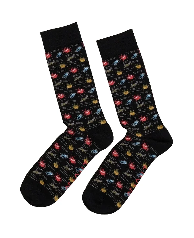Steals and Deals Bamboo Arty Socks - Lowarther Onyx