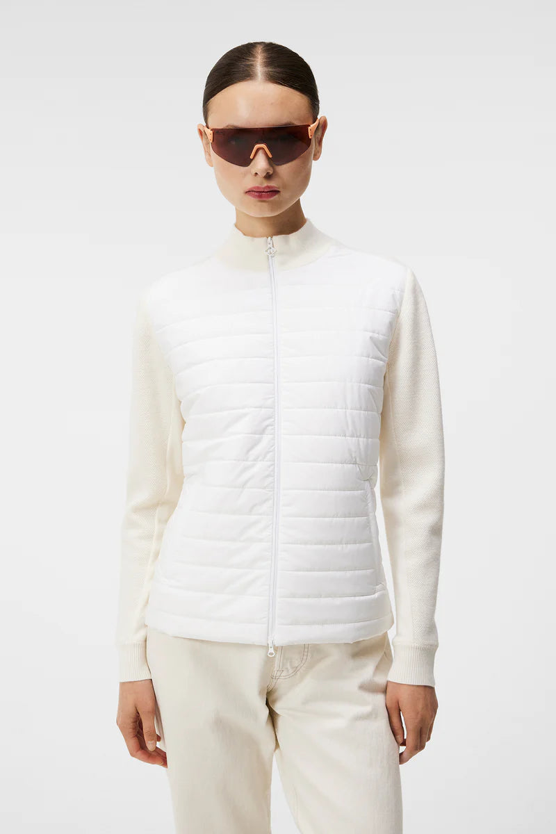 Year-End Sale J.LINDEBERG FW23 WOMEN WREN KNITTED HYBRID JACKET