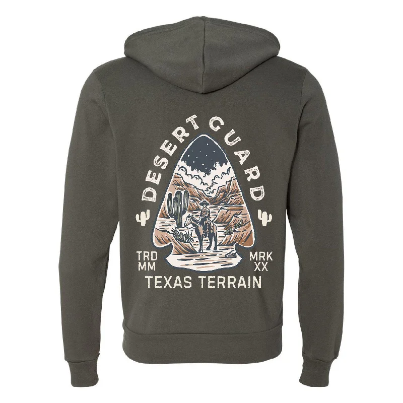 Blowout Sale Desert Guard Texas Zipper Hoodie