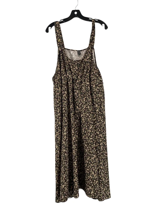 Huge Savings Dress Casual Maxi By Shein In Floral Print, Size: 2x