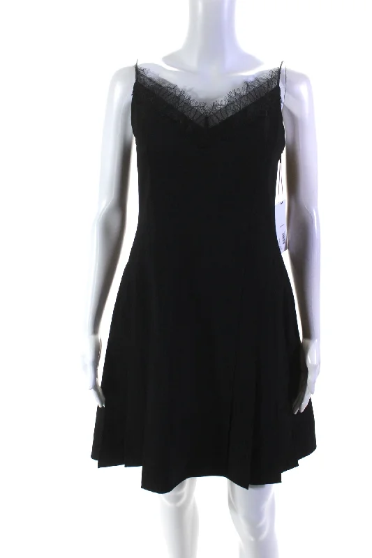 Big Discounts Adeam Womens Lace Trim Spaghetti Strap Pleated Hem V-Neck Punk Cami Dress Big Discounts Adeam Womens Lace Trim Spaghetti Strap Pleated Hem V-Neck Punk Cami Dress