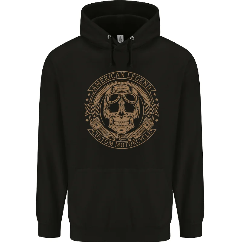 Buy Now American Legend Biker Motorcycle Motorbike Mens 80% Cotton Hoodie