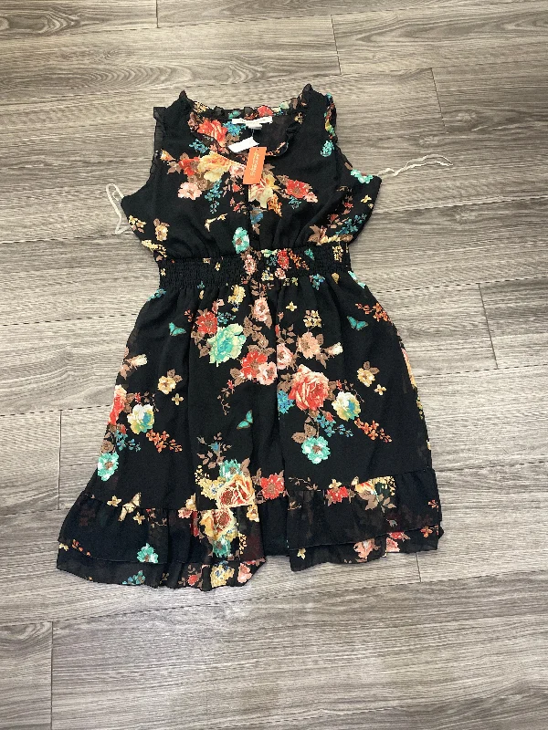 Limited Quantity Dress Casual Midi By America Rag In Floral Print, Size: 1x