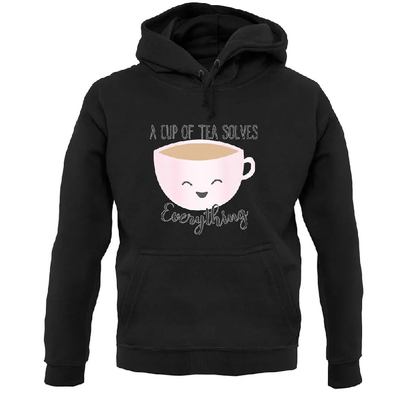 Exclusive Savings Tea Solves Everything Unisex Hoodie