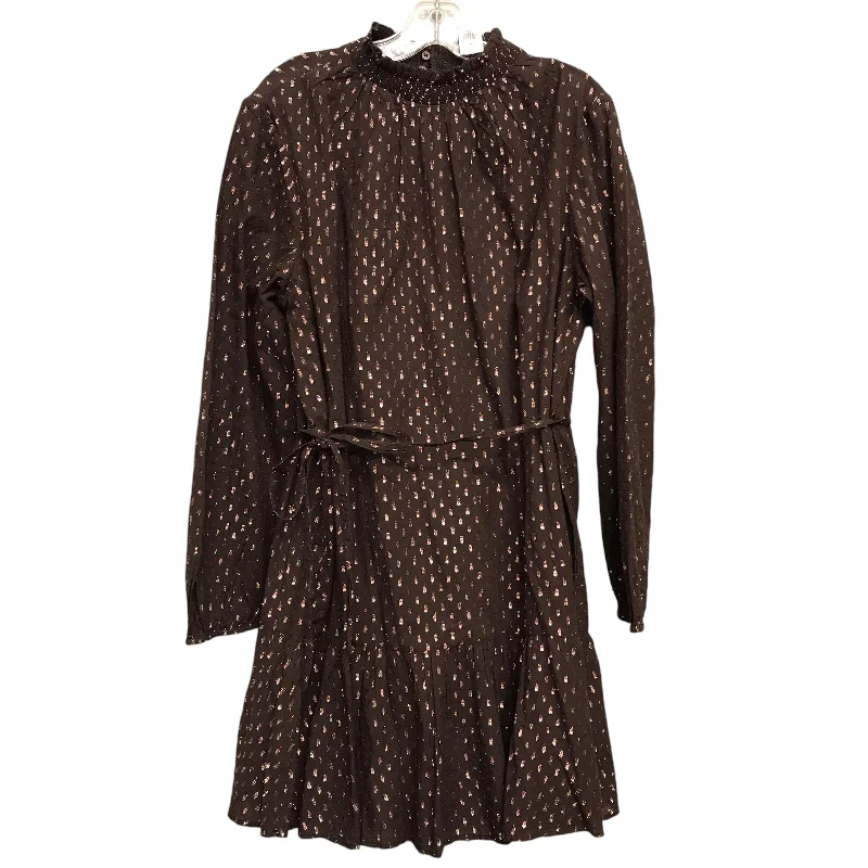 Early Access Dress Casual Midi By Gap In Brown, Size:Xl