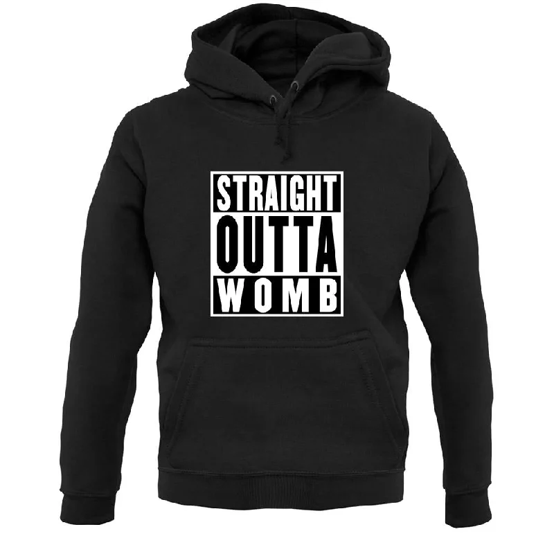Overstock Straight Outta Womb Unisex Hoodie