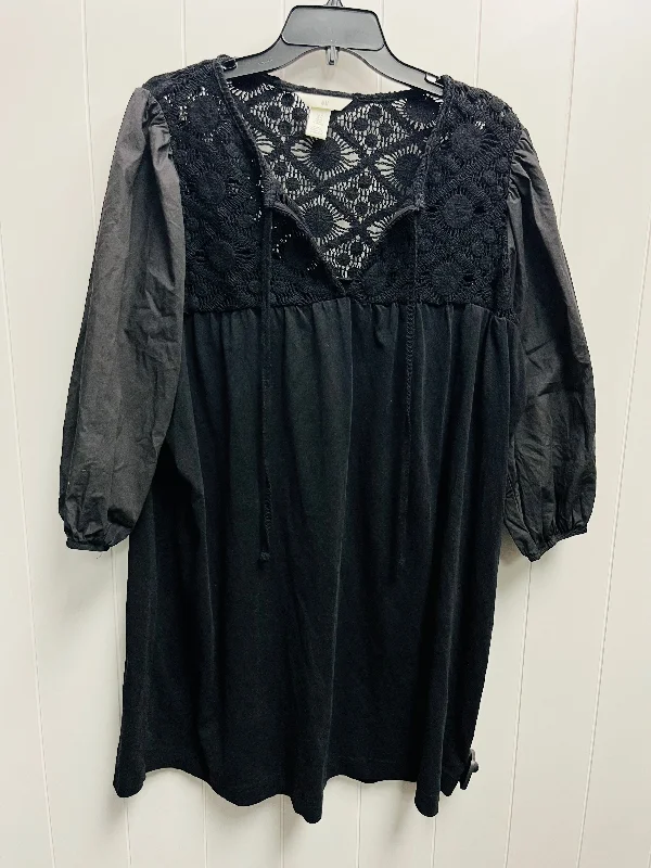Sale Event Dress Casual Short By H&m In Black, Size: Xl