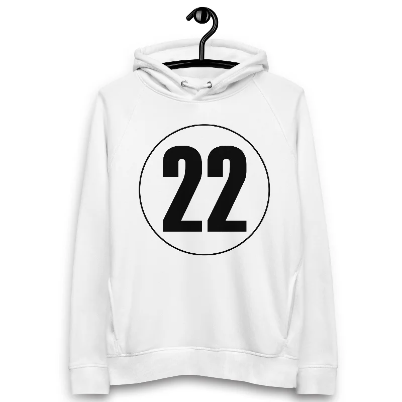 Price Rollback Unisex pullover hoodie: Black on White 22